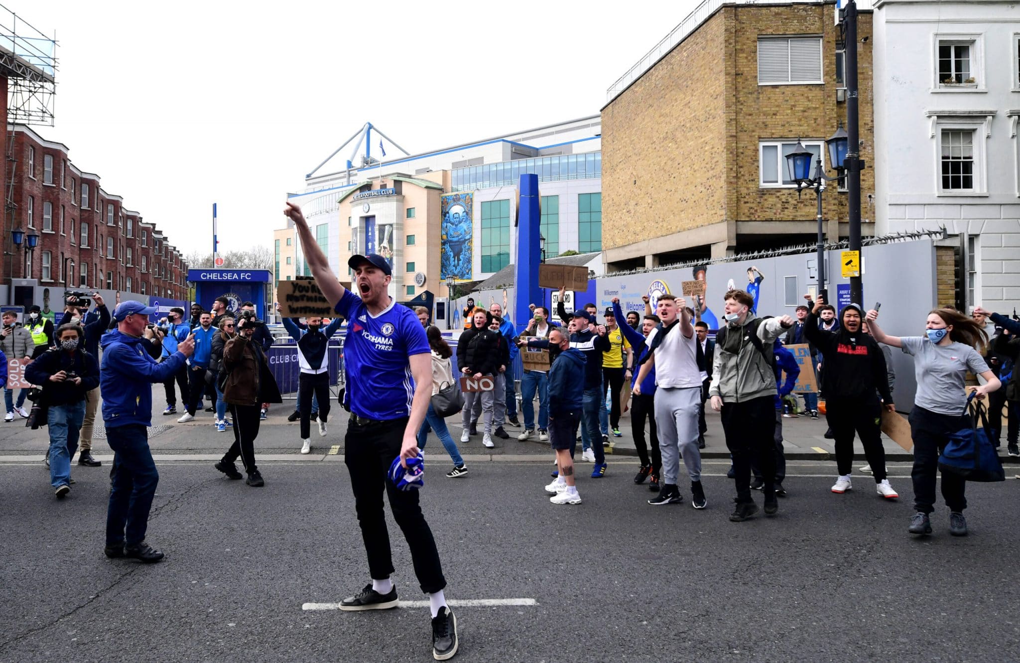 chelsea tifosi contro la super league