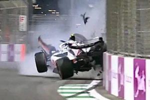 GP d'Arabia, incidente Mick Schumacher