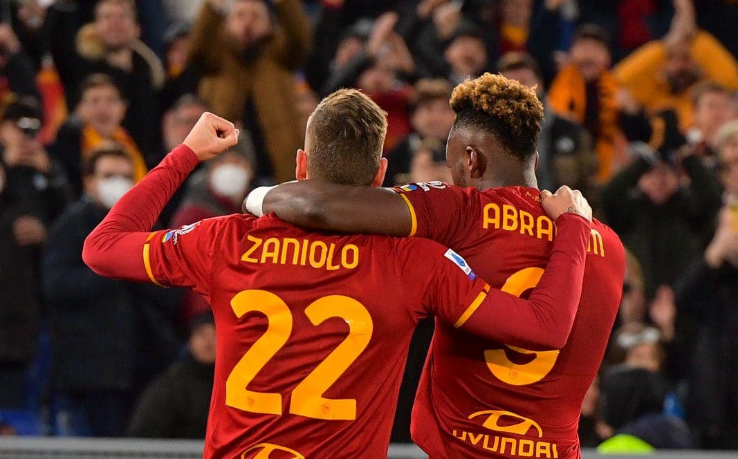 Roma-Atalanta 1-0, Abraham e Zaniolo