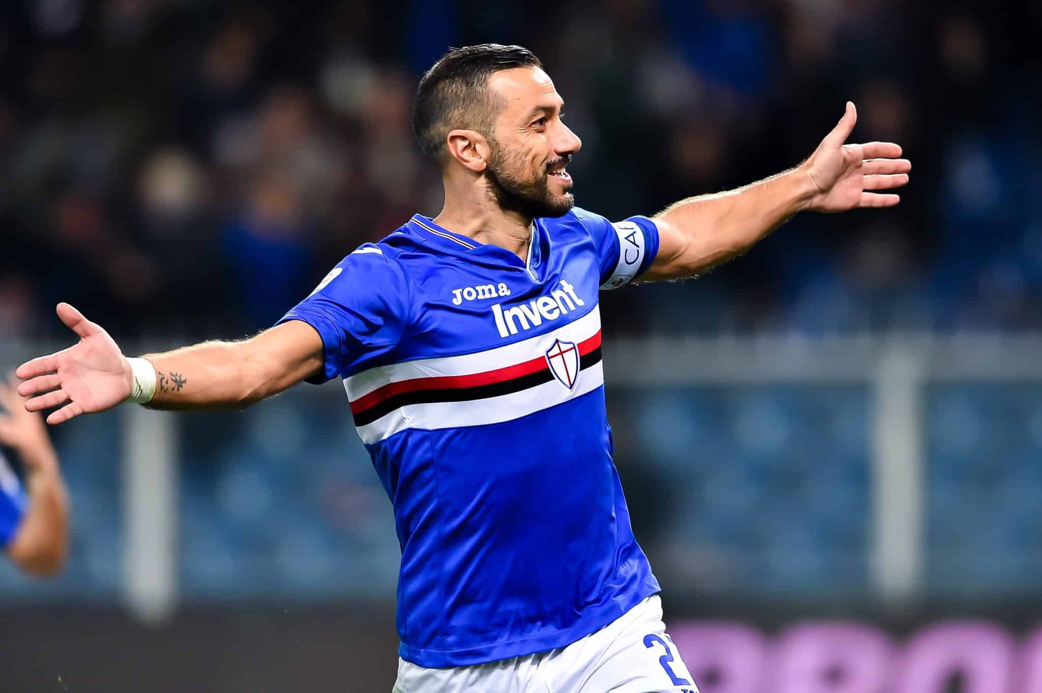 Fabio Quagliarella (immagine da Twitter)