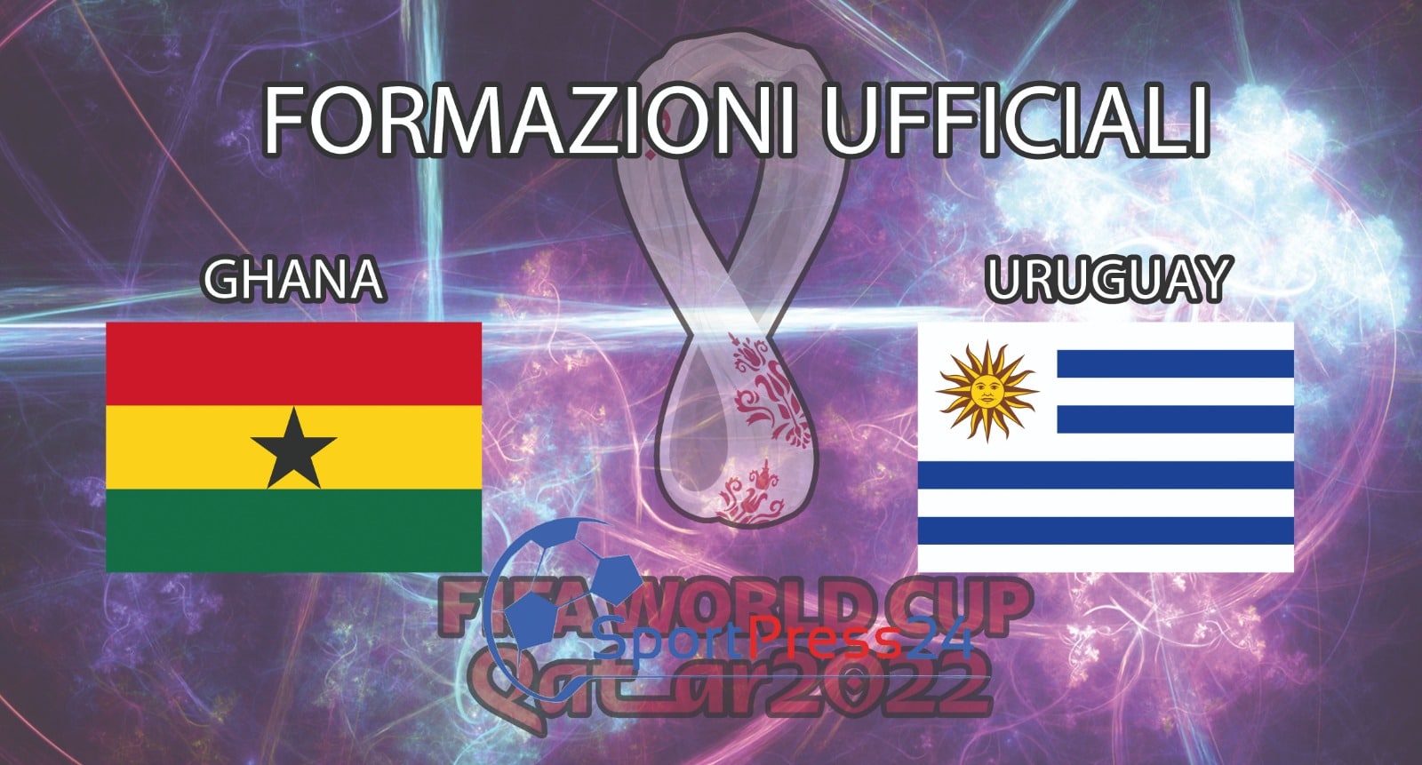 Qatar 2022 - le formazioni ufficiali di Ghana-Uruguay