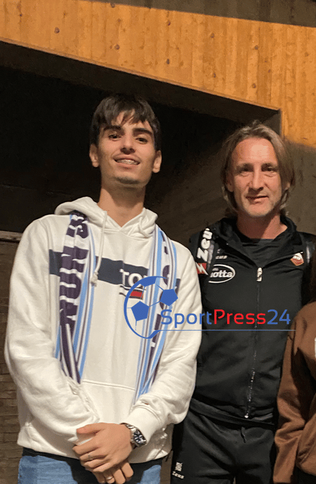 L'allenatore della Salernitana con Valerio Giuseppe Bellinghieri in un'immagine di repertorio