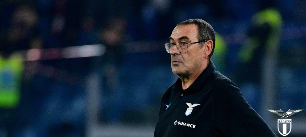 Lecce-Lazio Mister Maurizio Sarri Serie A