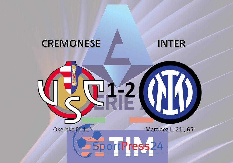 Risultati finali di Cremonese-Inter (immagine a cura di Valerio Giuseppe Bellinghieri)