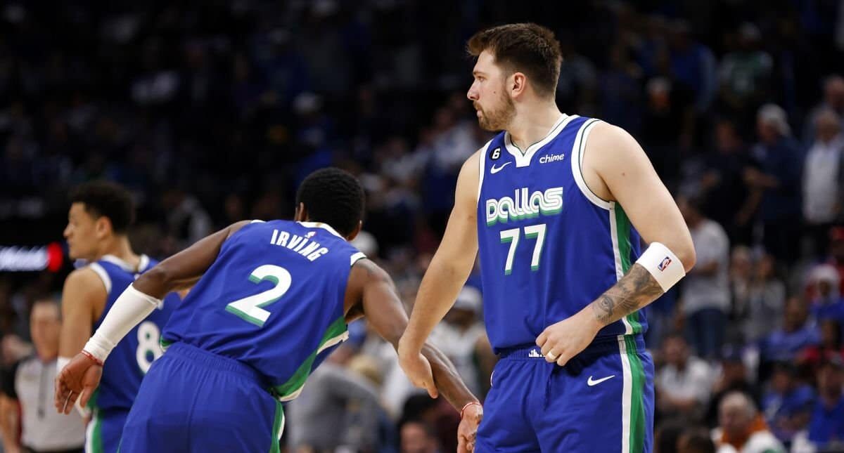Dallas Mavericks-Philadelphia 76ers 133-126, Doncic e Irving