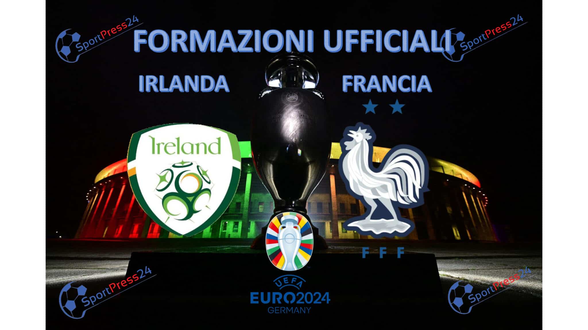 Qualificazioni Euro 2024: Irlanda-Francia