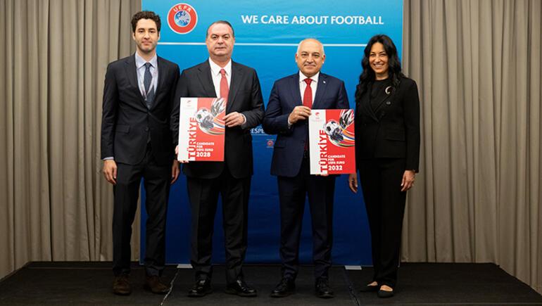La Federcalcio della turchia ha presentato alla UEFA il proprio dossier di candidatura per ospitare i Campionati Europei di Calcio 2028 e 2032.