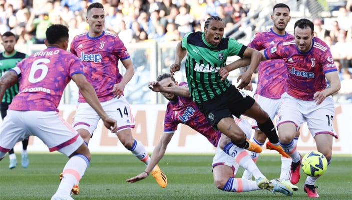 Sassuolo-Juventus (immagine da Twitter)