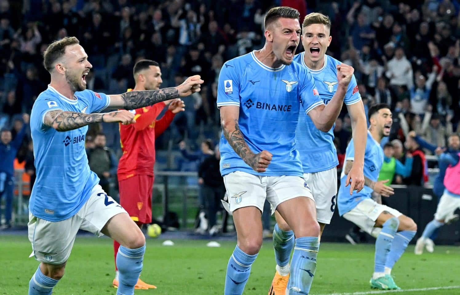 Lazio-Lecce Milinkovic