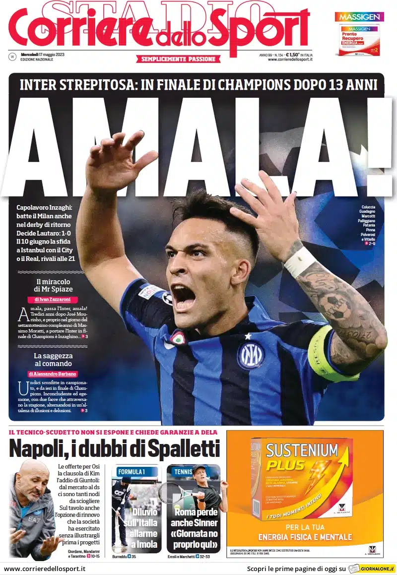 corriere-dello-sport prima pagina