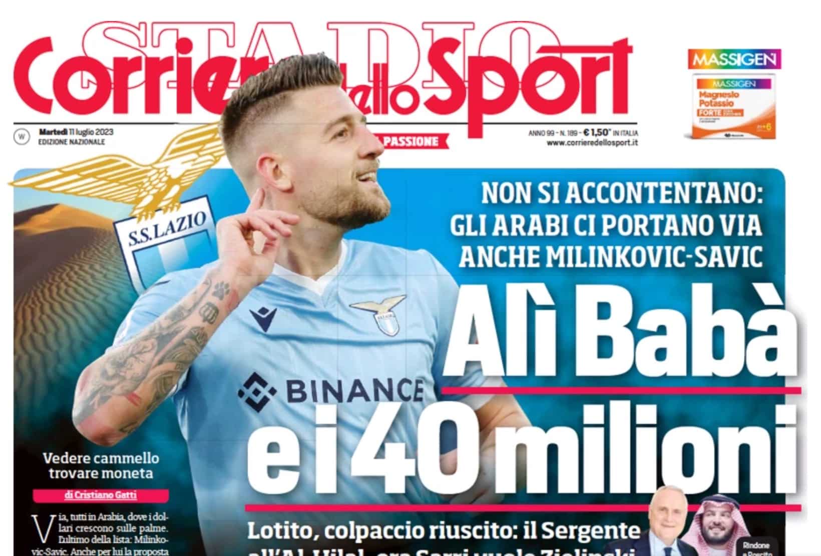 Prime Pagine Corriere