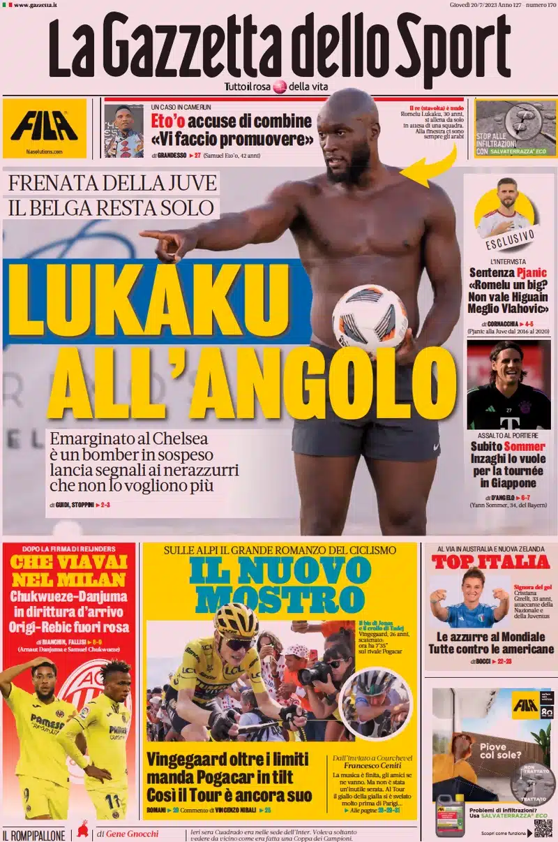 prime pagine