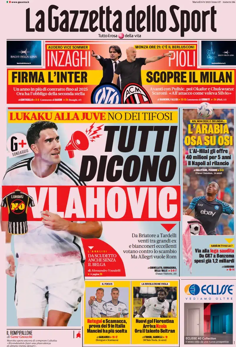 prime pagine