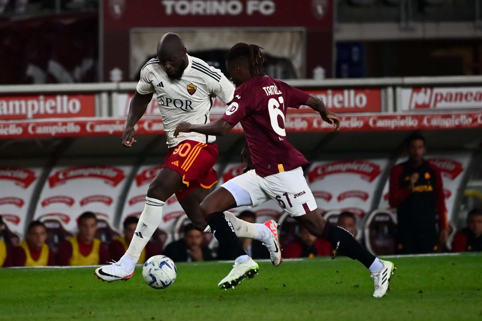 Torino-Roma 1-1, Lukaku