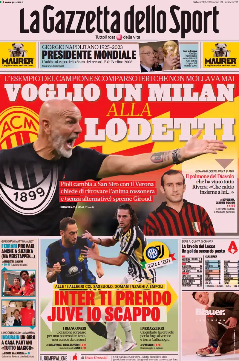 prime pagine