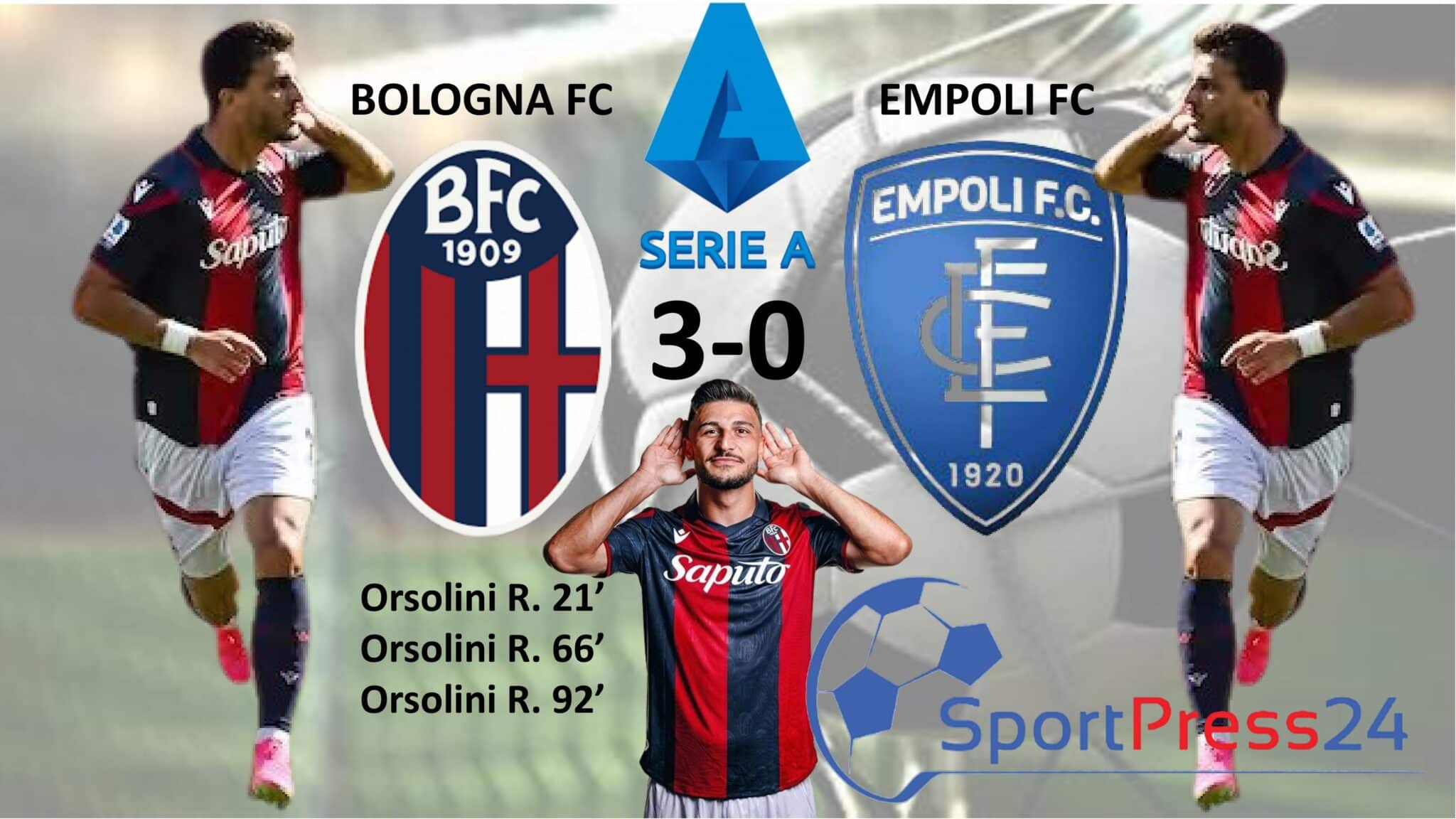 Bologna-Empoli (Immagine di copertina a cura di Orazio Bellinghieri)