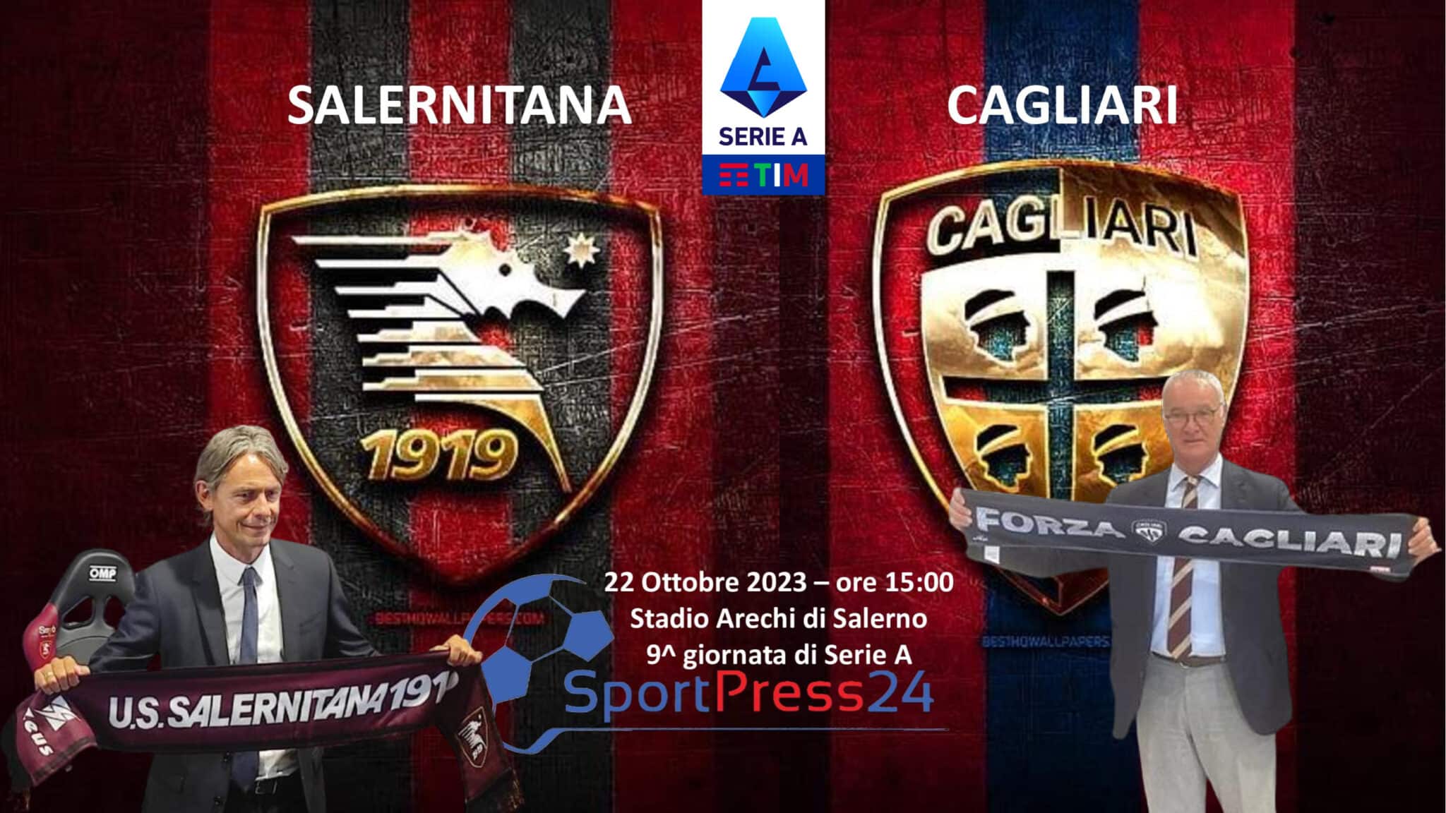 Salernitana-Cagliari (Immagine a cura di Valerio Giuseppe Bellinghieri)