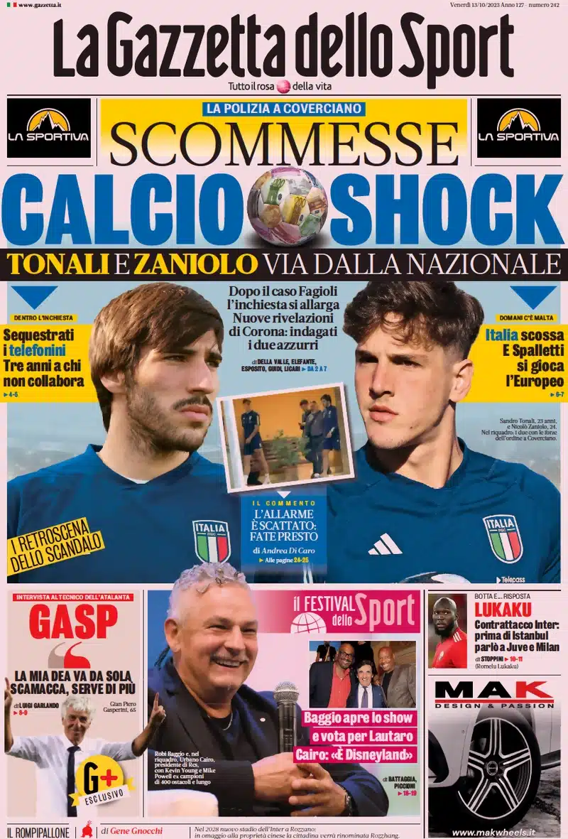 prime pagine