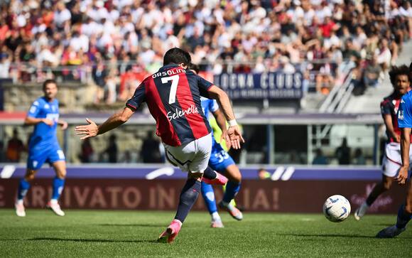 Gol del 2-0 di Orsolini