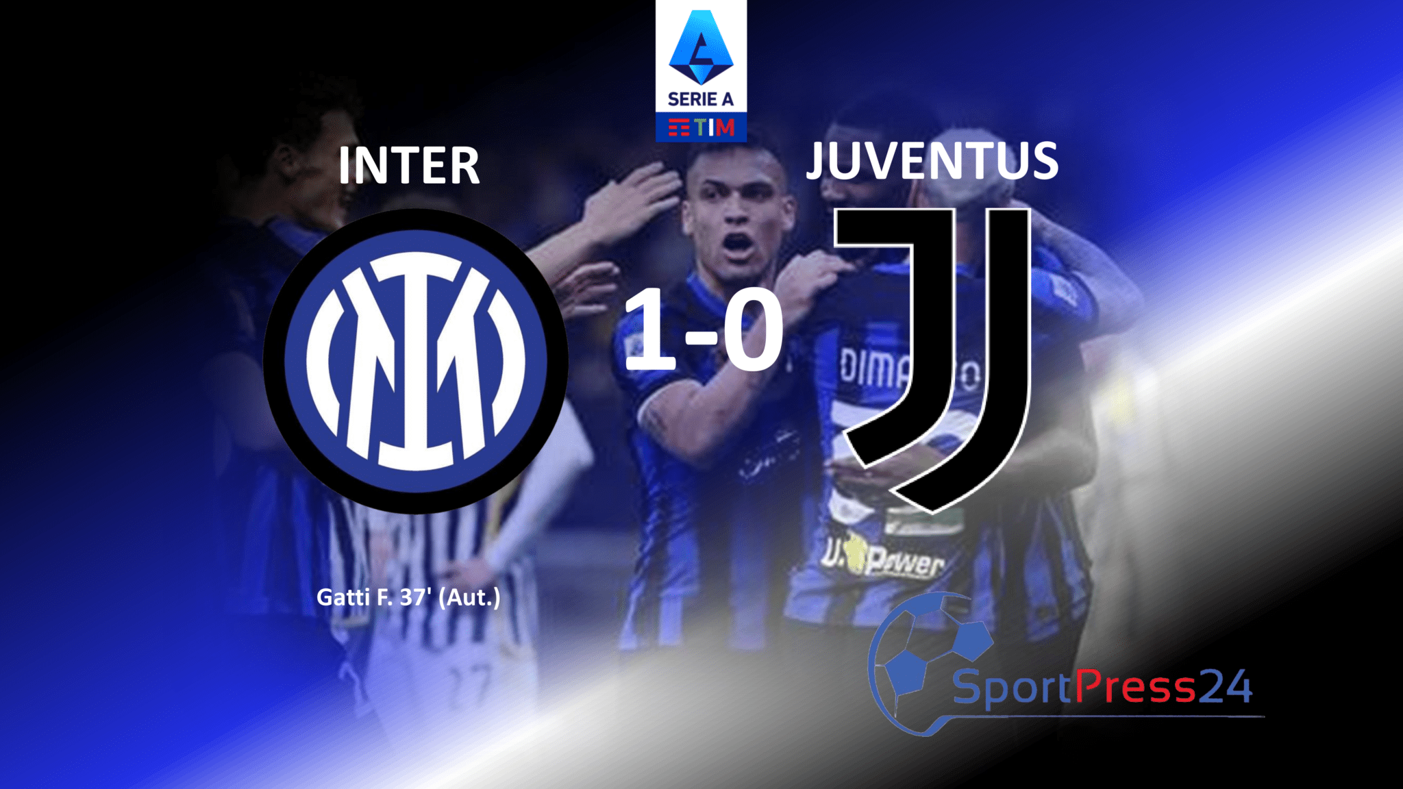 Inarrestabile Inter batte 1-0 la Juventus : le pagelle (Immagine a cura di Valerio Giuseppe Bellinghieri)