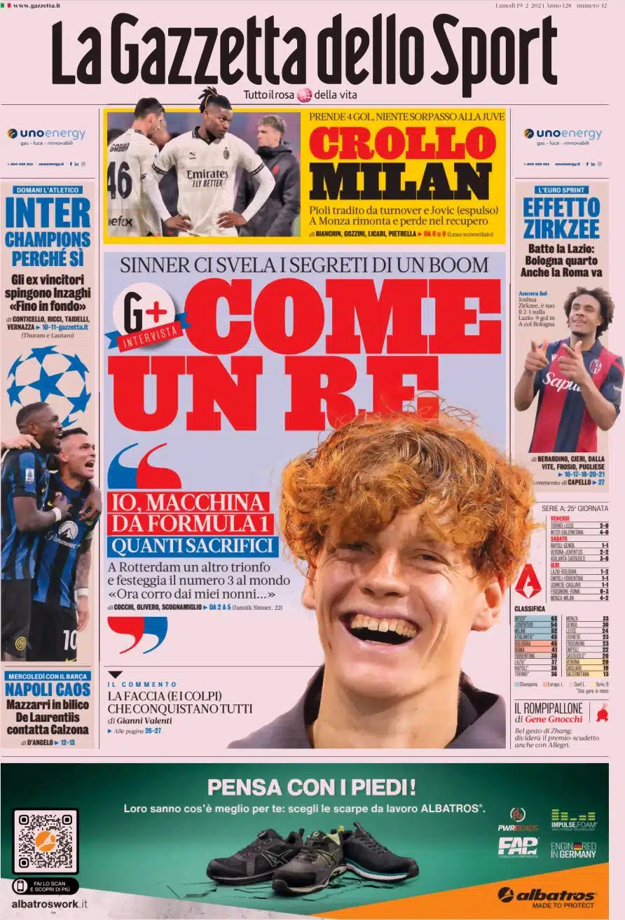 prime pagine