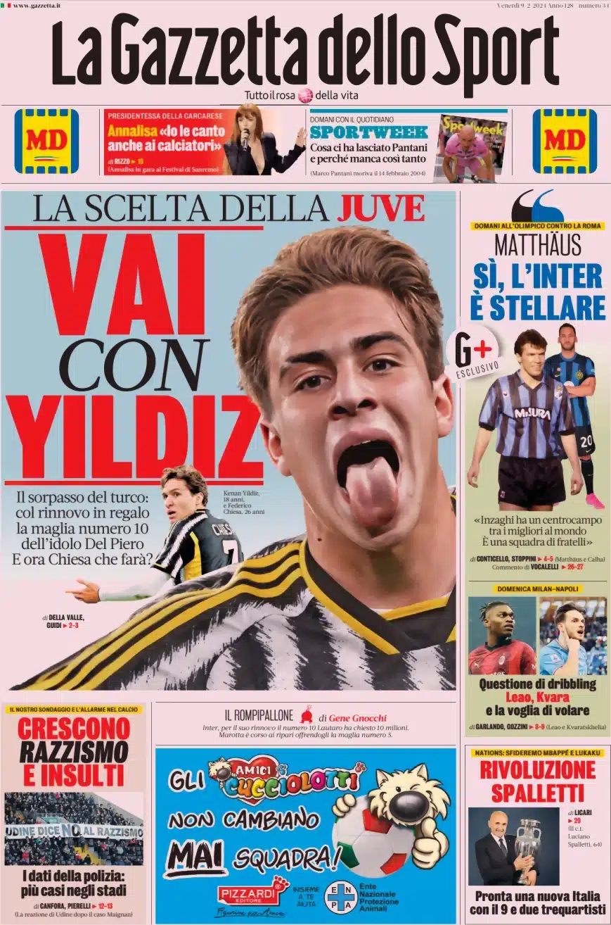 prime pagine