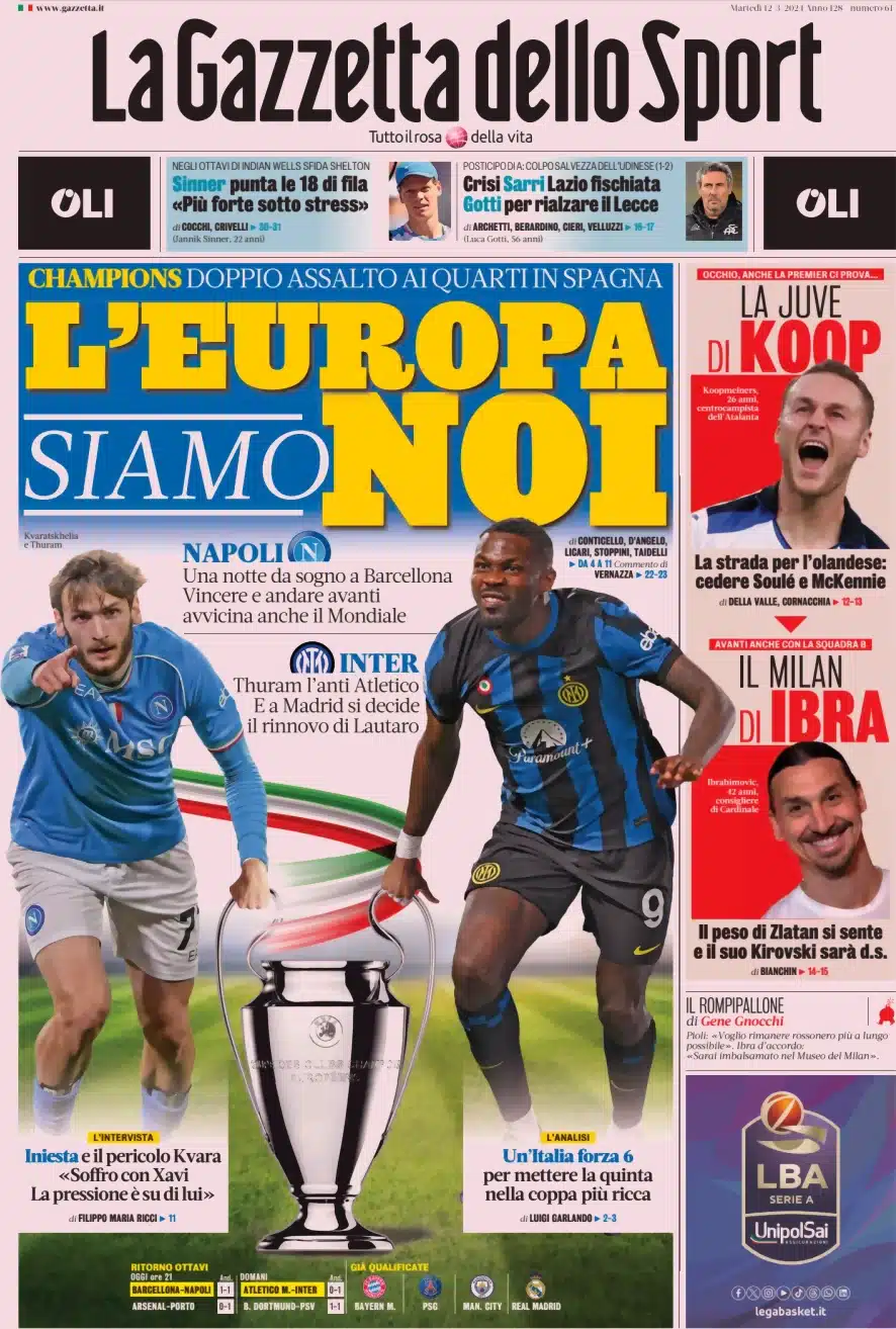 prime pagine