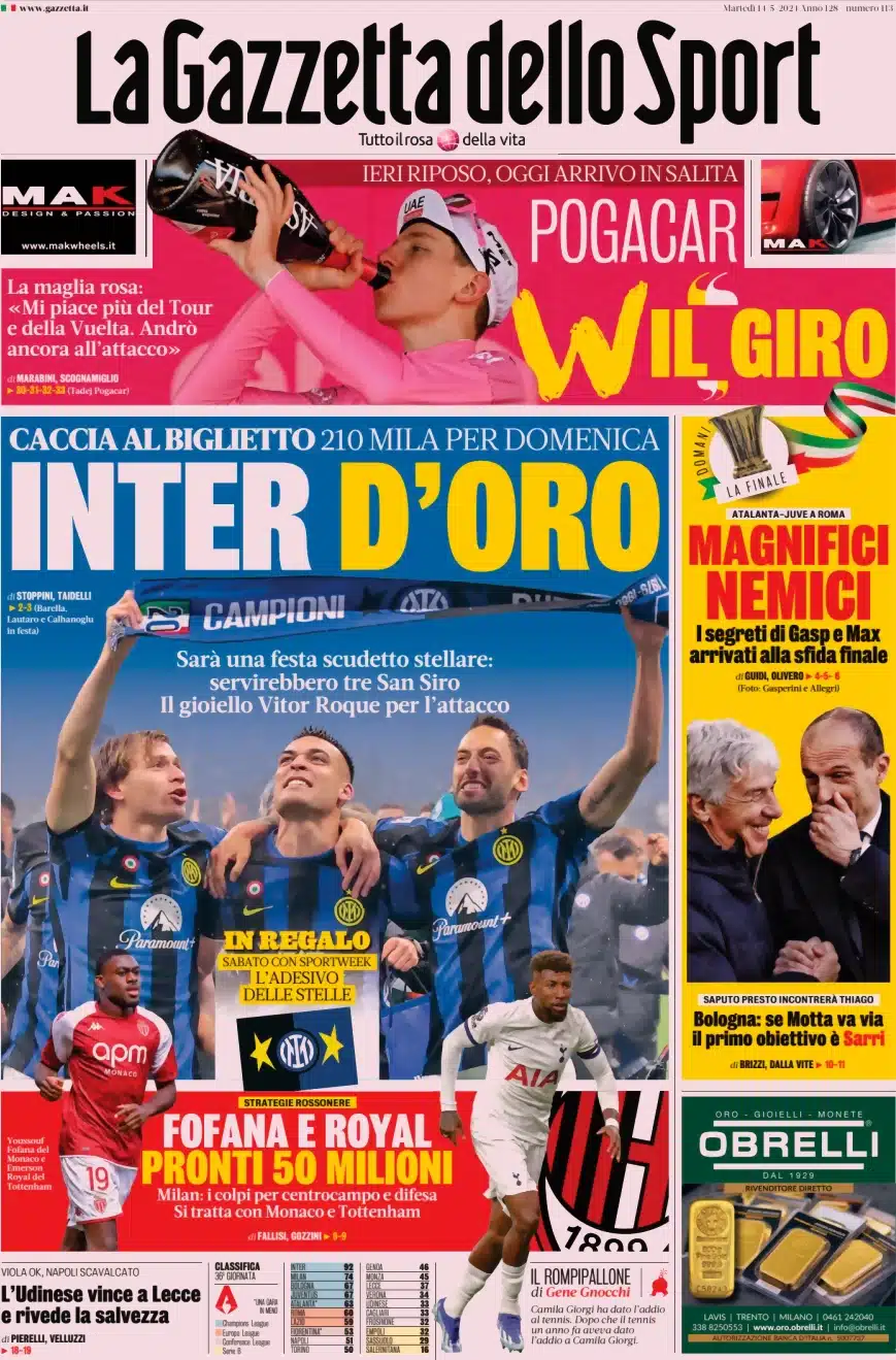 prime pagine