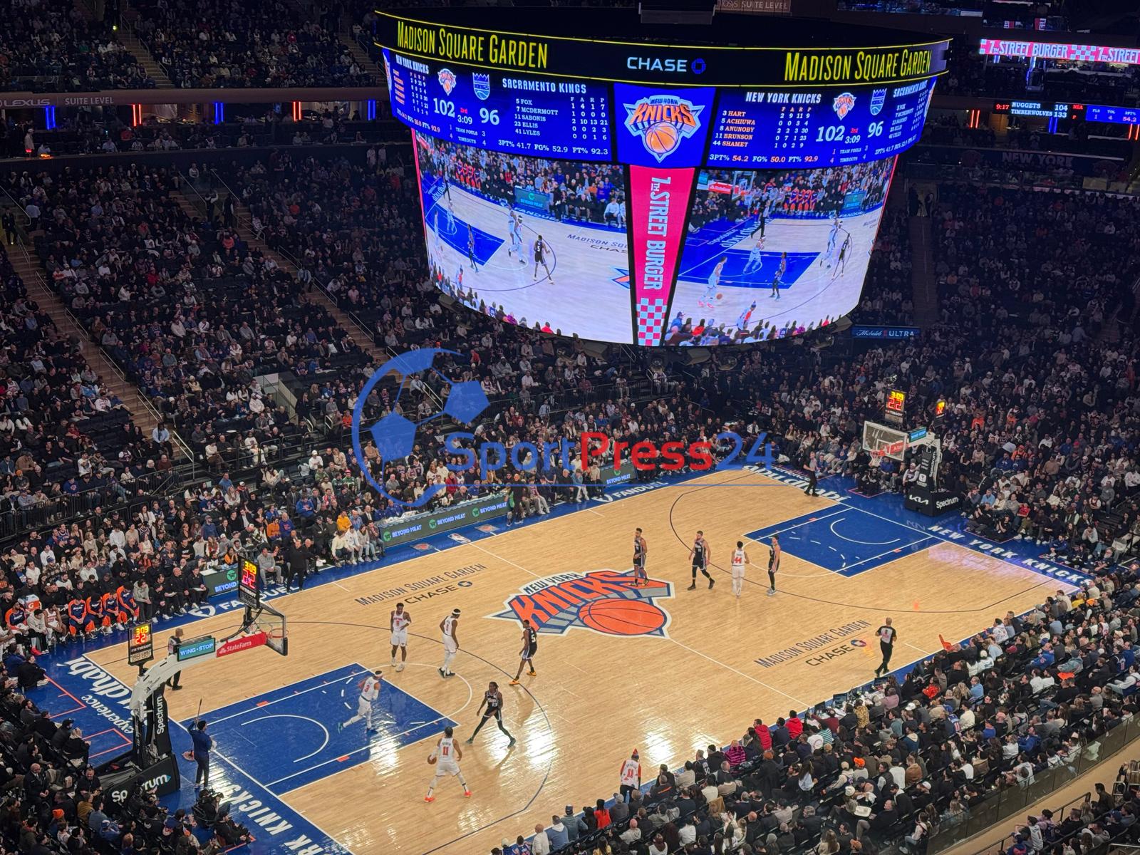 new york knicks nba sacramento kings