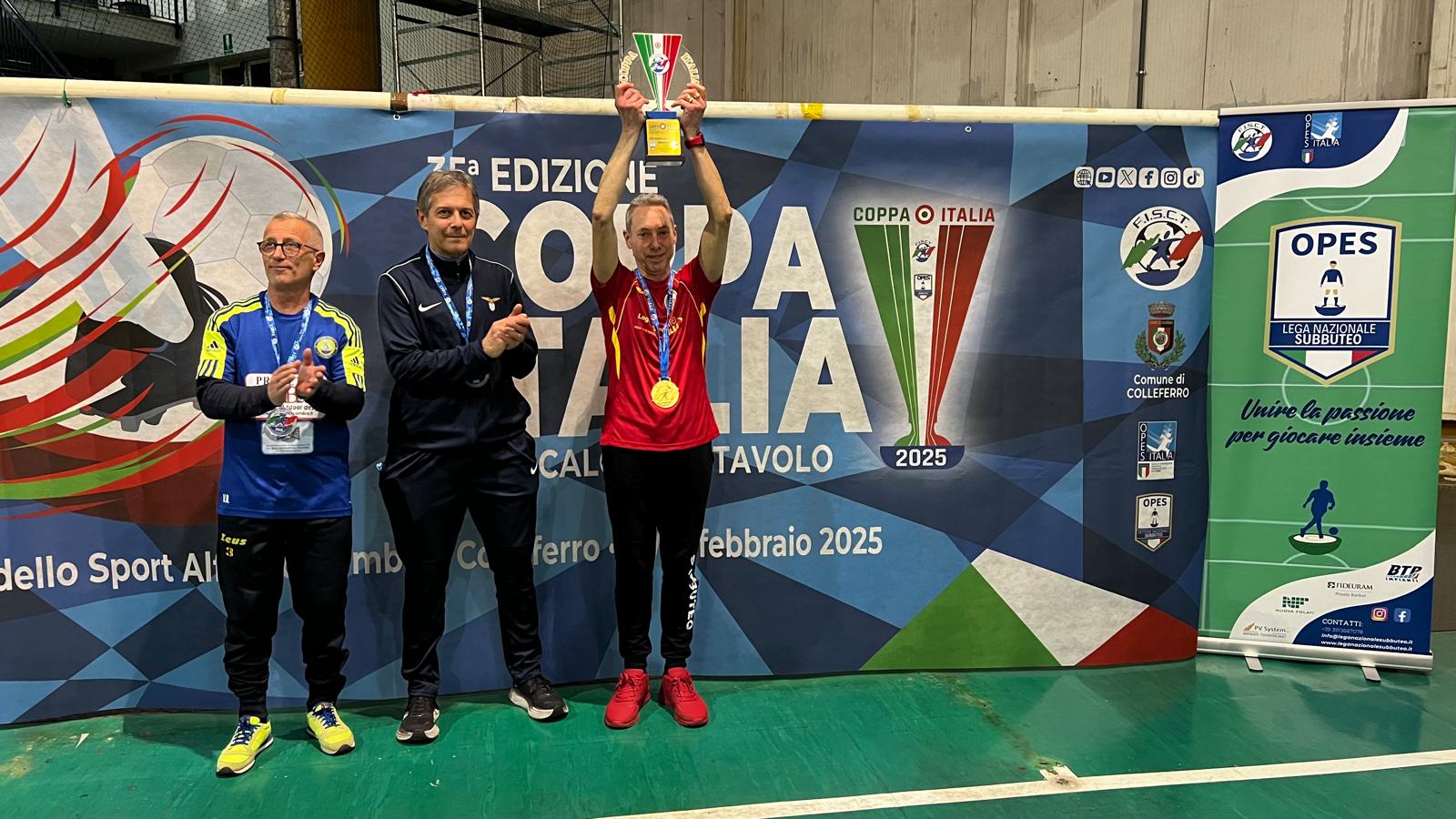 Veteran Coppa Italia 25 subbuteo
