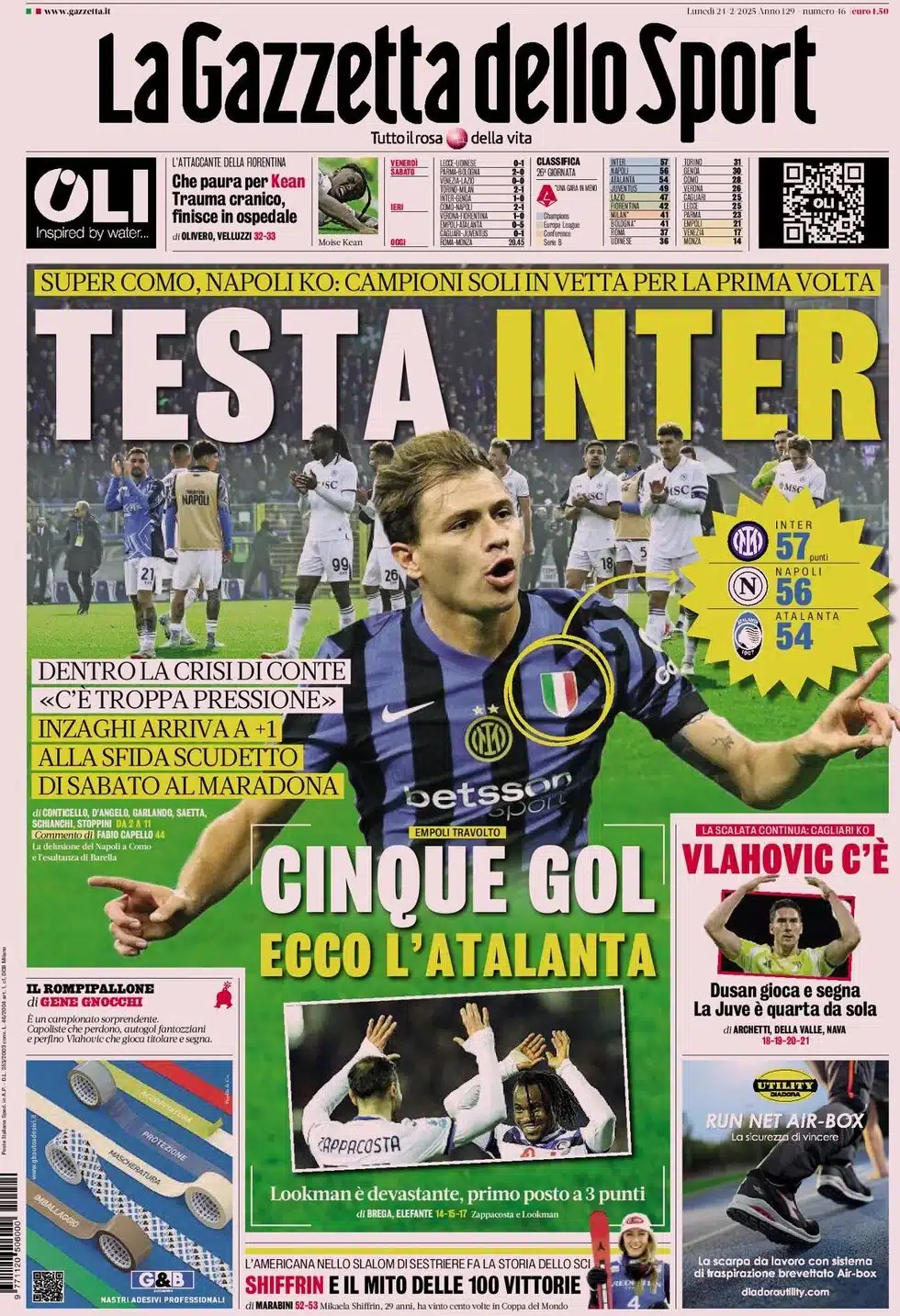 prime pagine