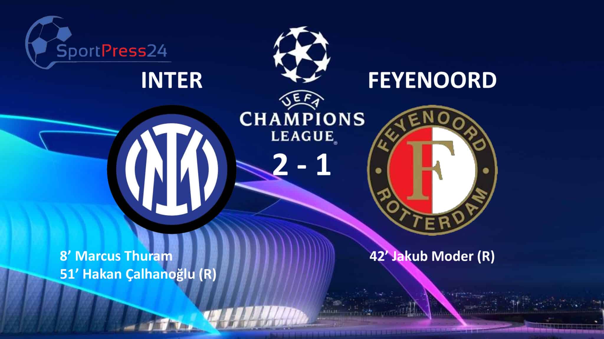 Inter - Feyenoord (Immagine a cura di Orazio Bellinghieri)