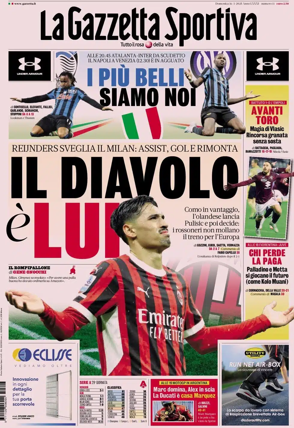 prime pagine