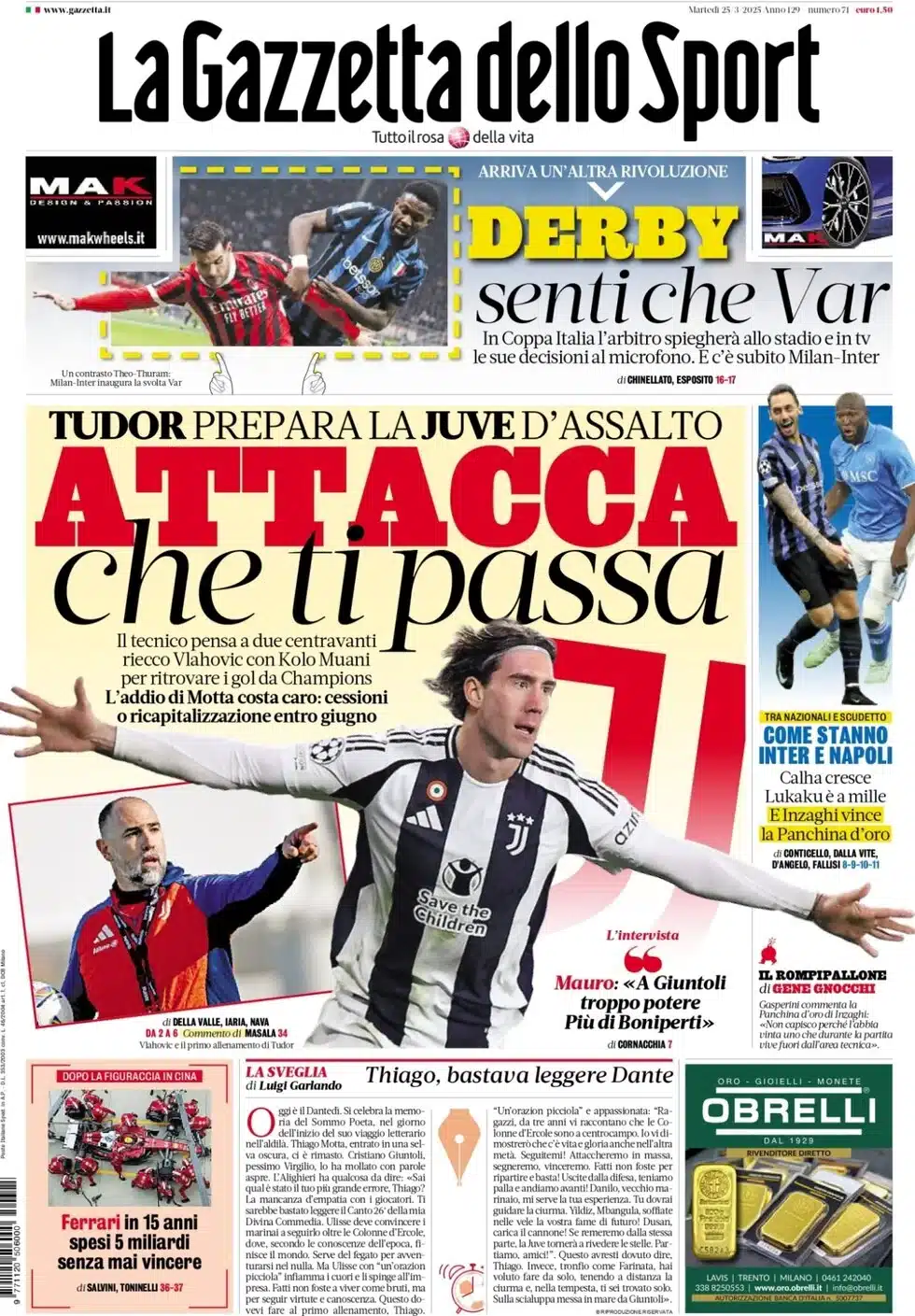 prime pagine