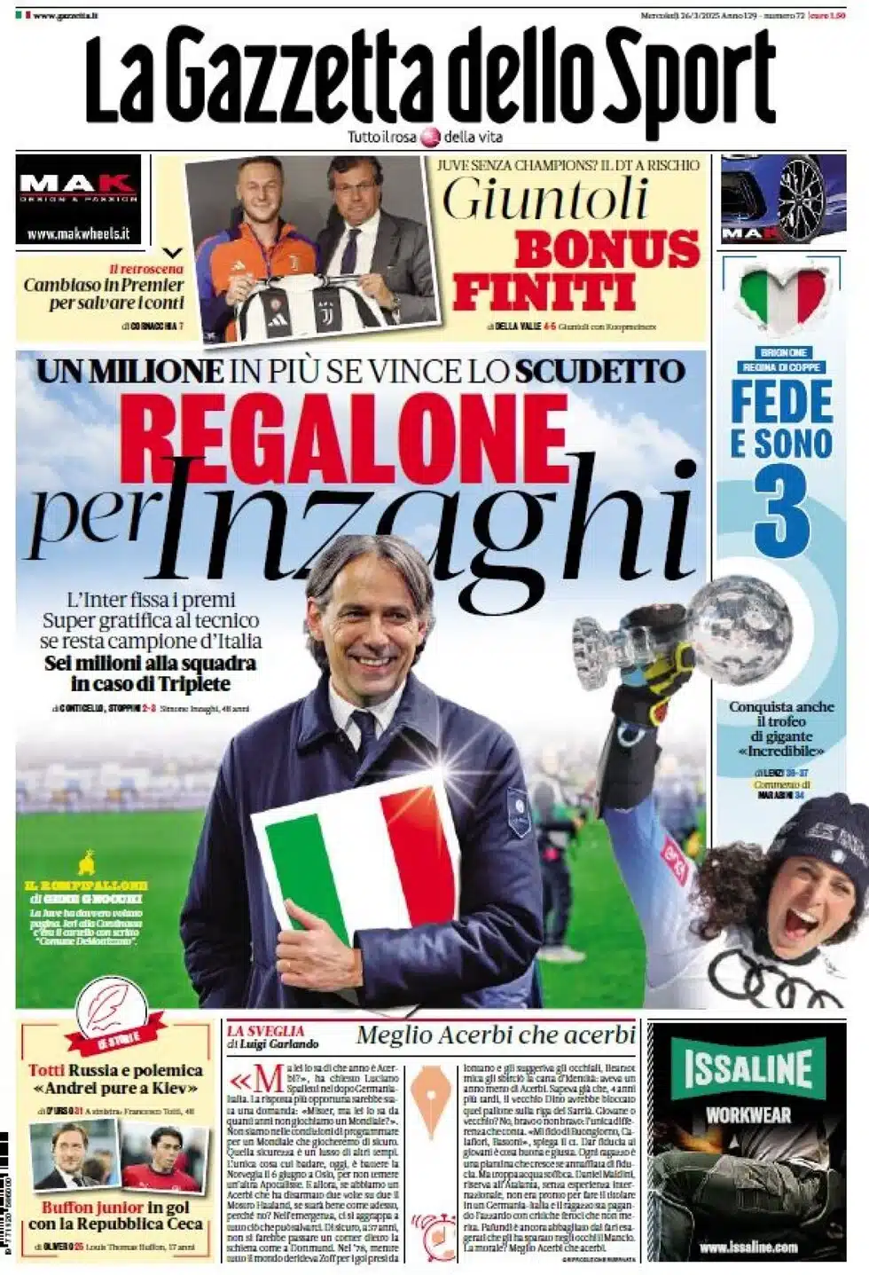 prime pagine