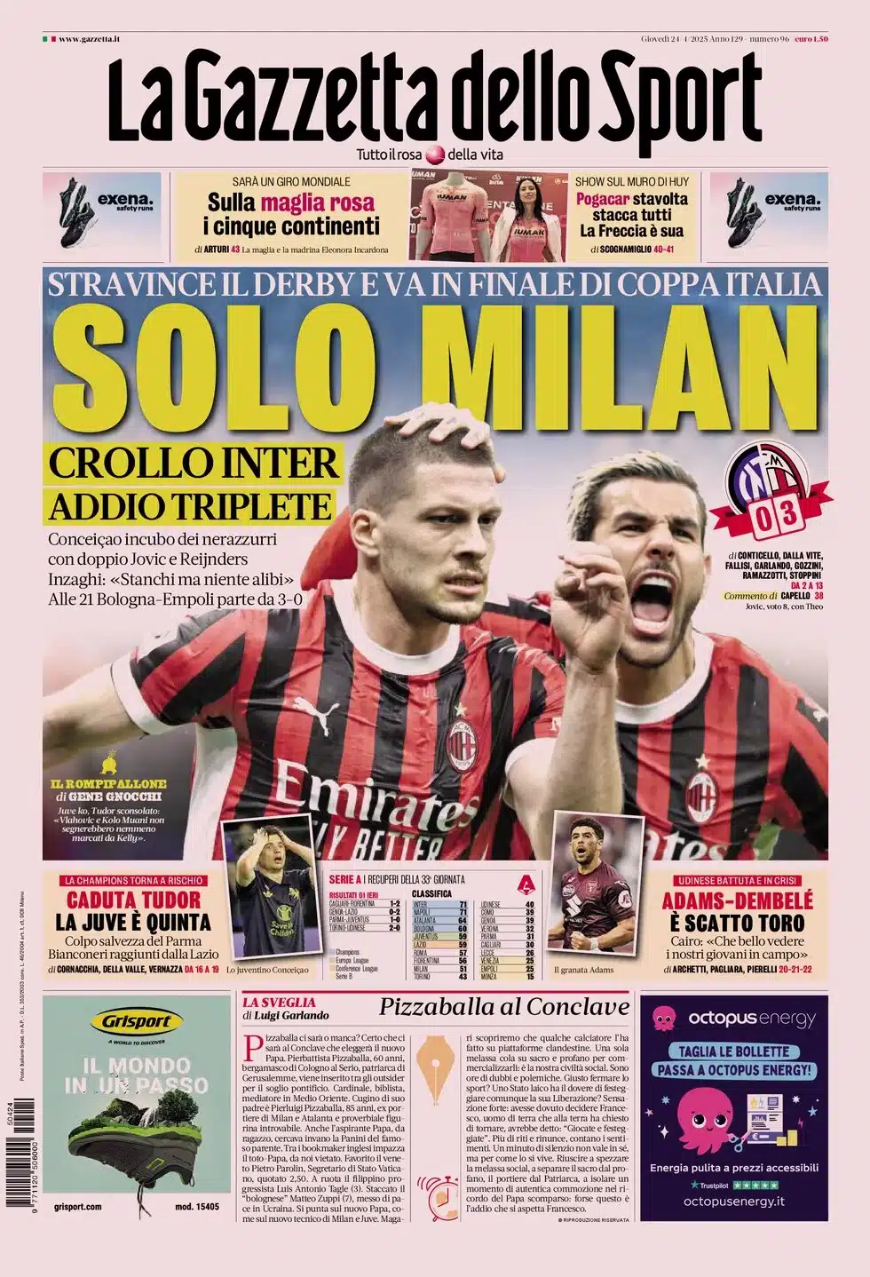 prime pagine