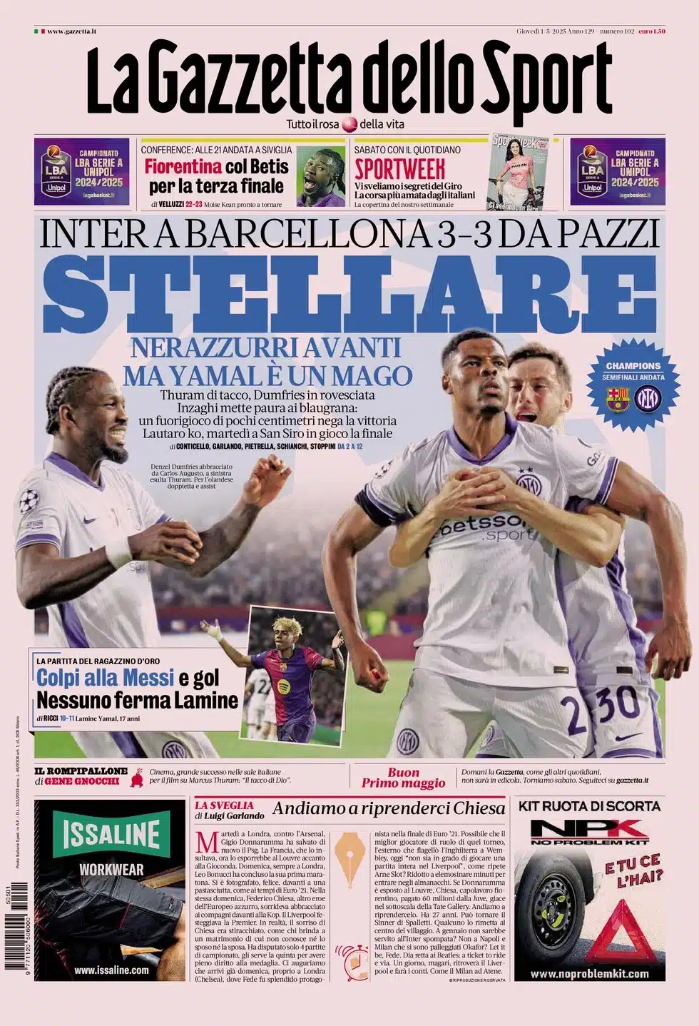 prime pagine