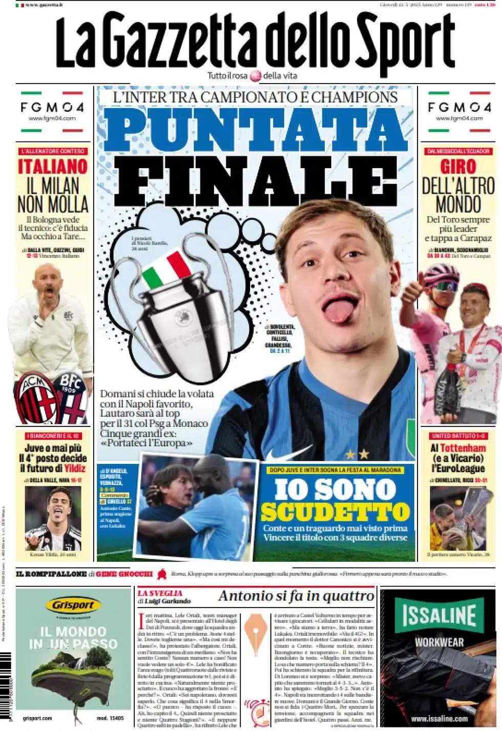prime pagine