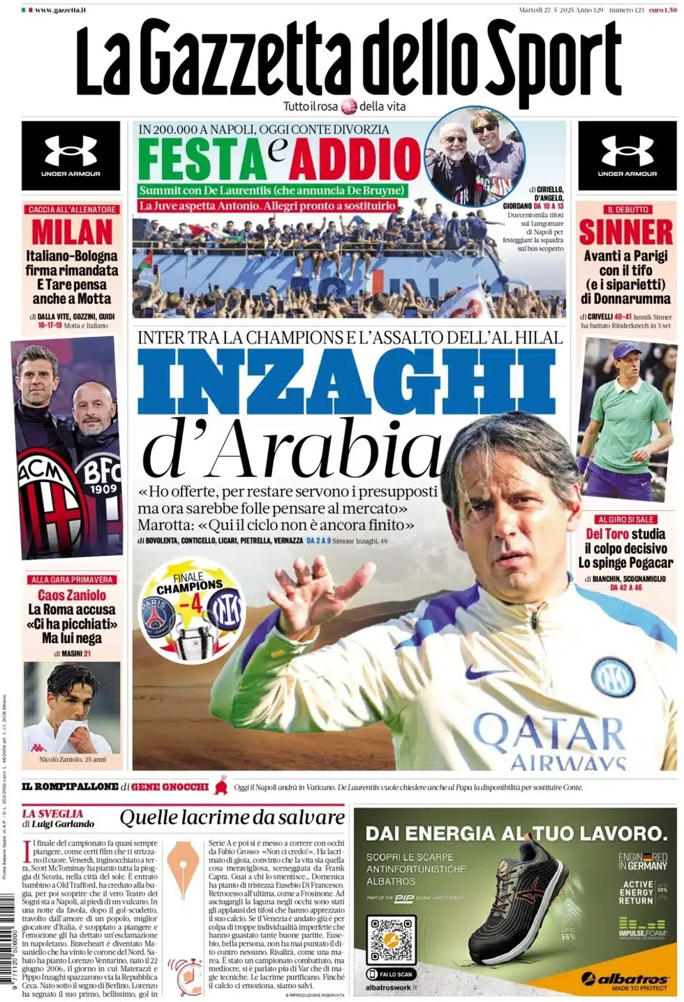 prime pagine